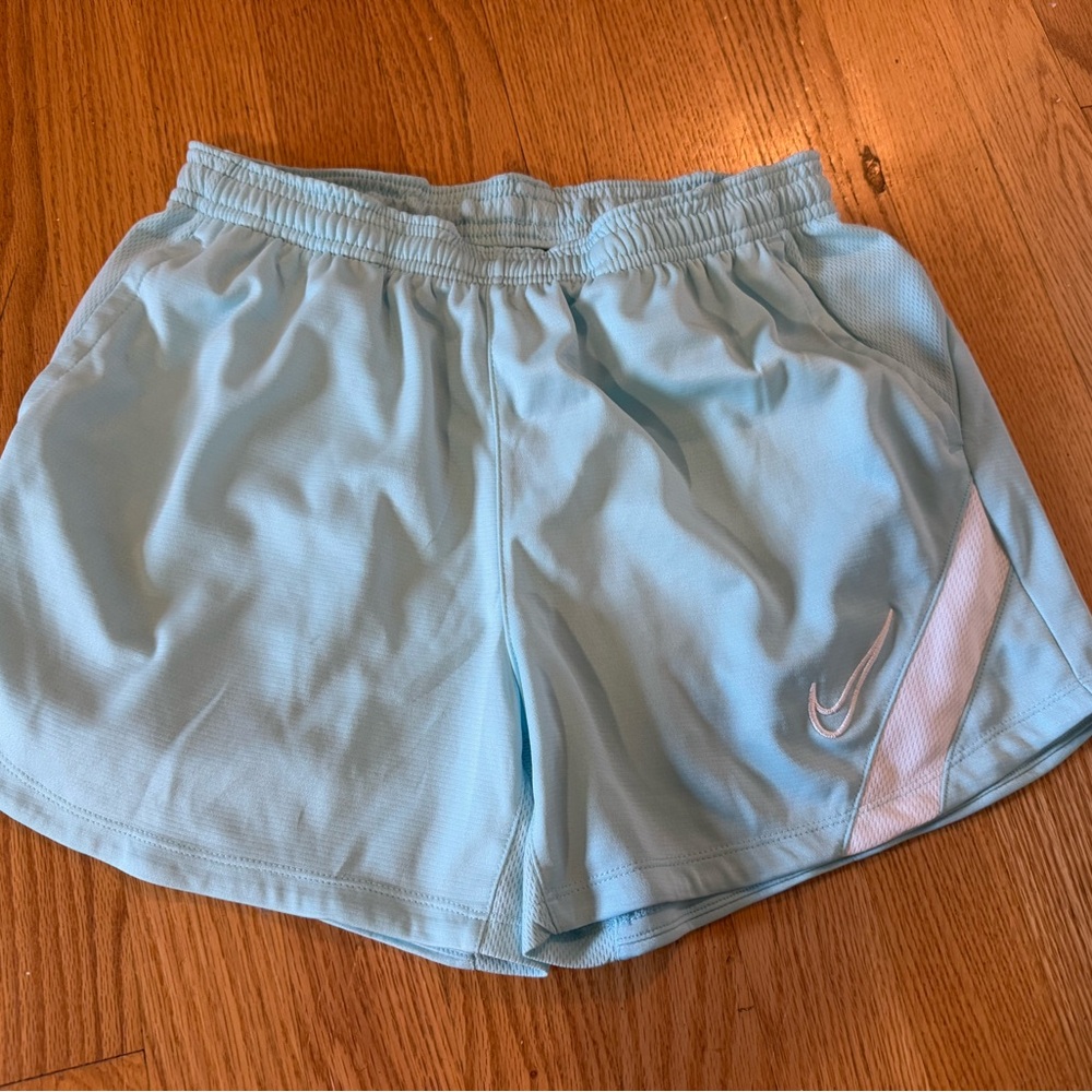 Nike Women's Sky Blue Athletic Shorts